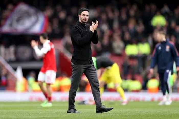 Arsenal footage reveals Mikel Arteta imitating Aaron Ramsdale during Crystal Palace victory