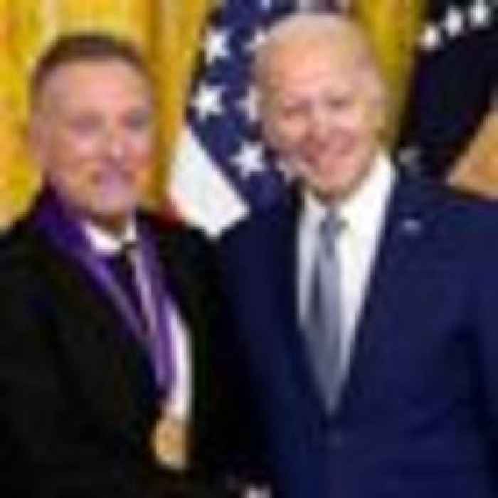 Joe Biden hints at re-election bid while honouring Bruce Springsteen
