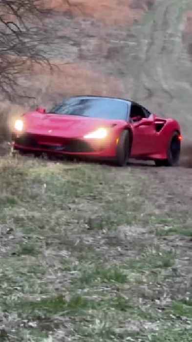 F8 Owner Doesn't Care What Ferrari Says, Uses Supercar Off-Road, Tags Them in the Video