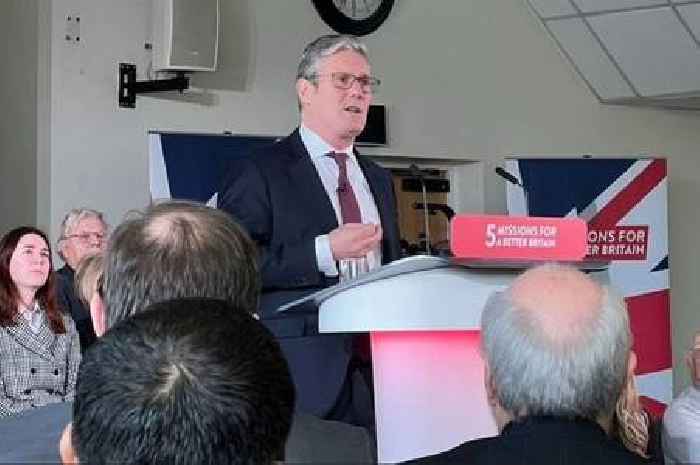 LIVE: Labour leader Sir Keir Starmer at Vale Park for key speech on crime