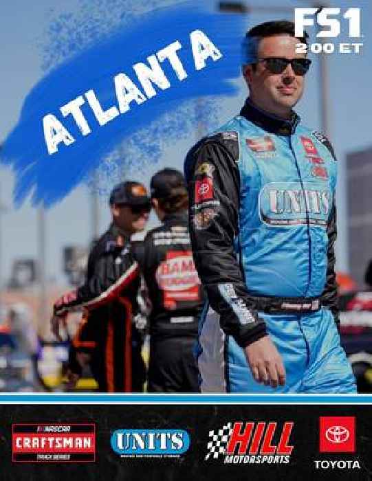 UNITS Moving and Portable Storage Celebrates Timmy Hill's Top 10 Finish in Atlanta Camping World Truck Series Race