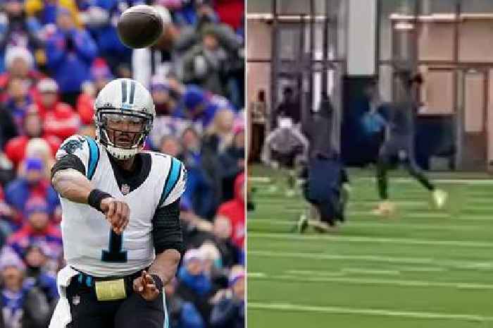 Cam Newton's NFL comeback audition goes terribly with awful throw caught on tape