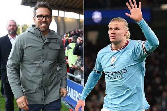 Wrexham priced up to sign Erling Haaland after Ryan Reynolds' company sold for £1billion