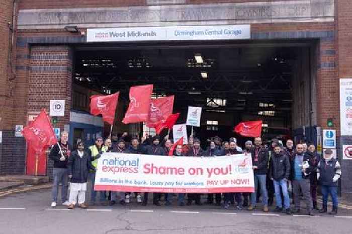 National Express bus strike live on day five as drivers balloted on 16 per cent pay rise