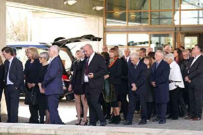 The funeral service for sport commentator John Motson