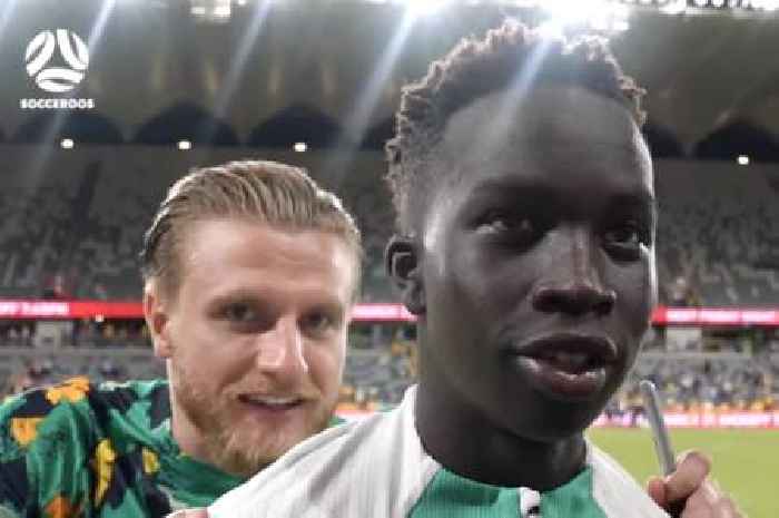 Jason Cummings in Garang Kuol Australia goal quip as ex Hibs star delivers hilarious one liner to Hearts loanee