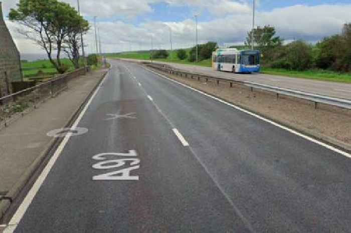 'Up to 15 cars' involved in A92 crash as emergency services rush to scene