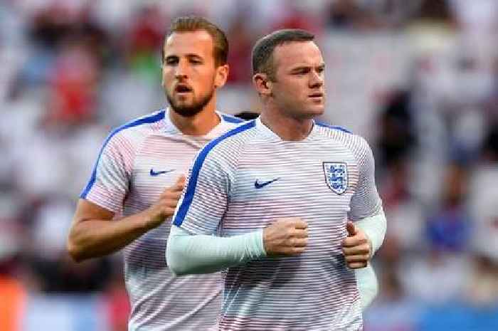 Wayne Rooney makes Harry Kane and Cristiano Ronaldo point with England goal scoring prediction