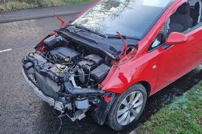 'Corsa Cartel' strike again as woman wakes to find car ripped apart on Scots street