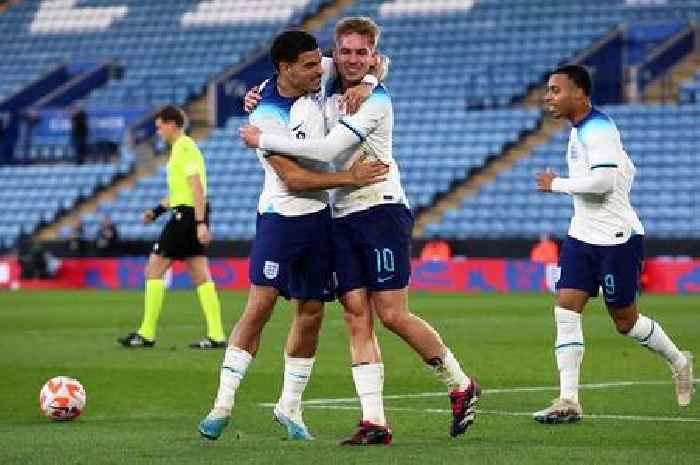 England U21 player ratings vs France as Madueke shines in 24-minute cameo and Smith Rowe scores