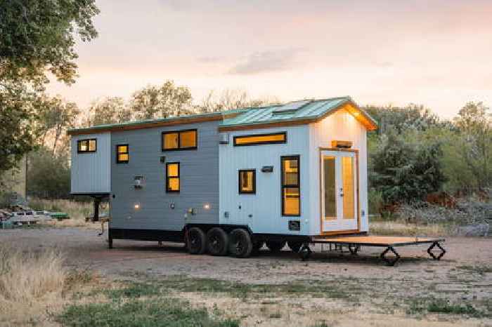 This Custom 33-Foot Gooseneck Tiny Home With Fold-Down Deck Has It All