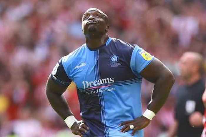 Adebayo Akinfenwa has last minute penalty saved by defender who used to be his fan