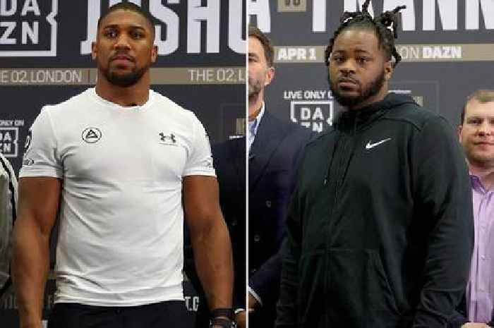 Anthony Joshua branded 'p****' as opponent promises 'ruthless' display in ring