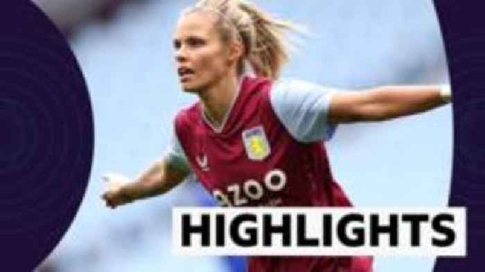 Villa put five past bottom club Leicester
