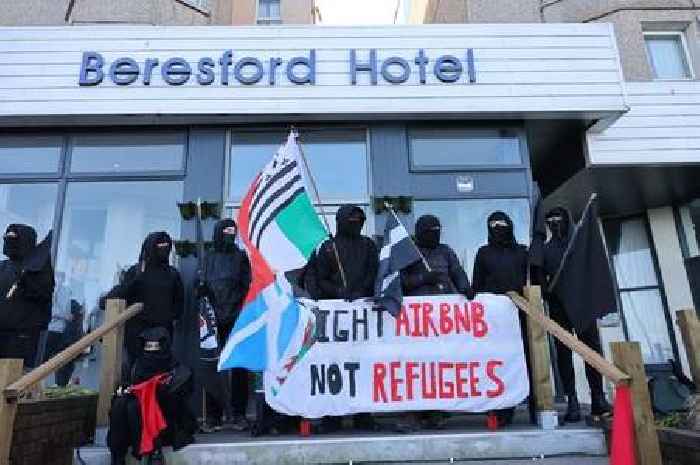Newquay asylum seeker protests opposing each other outside Cornwall hotel - live updates