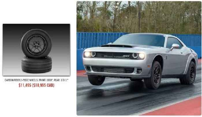 New Dodge Demon 170 Orders Are Go, Carbon Wheels Cost $11,495