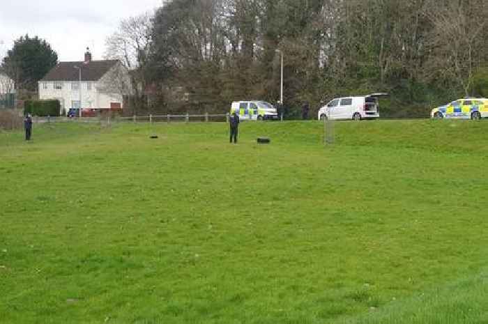 Police use drones and dogs to search Somerset woodland