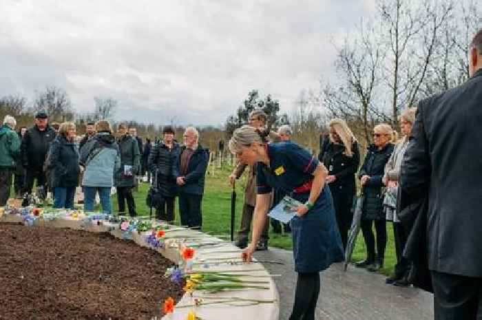 Living tribute to covid heroes is unveiled at National Memorial Arboretum
