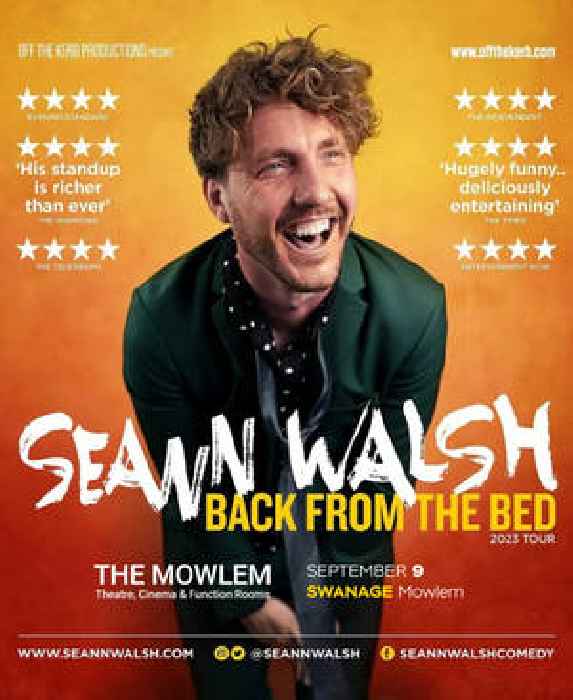  Observational Comic and ‘I’m a Celebrity Get Me Out of Here’ campmate Seann Walsh to perform at The Mowlem in September