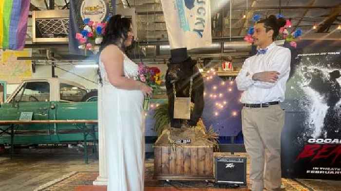 'Cocaine Bear' officiates Kentucky wedding