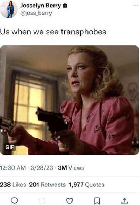 AZ Gov Hobbs’ Press Secretary Posts Picture of Armed Woman With Caption ‘When We See Transphobes’ Hours After Nashville Attack