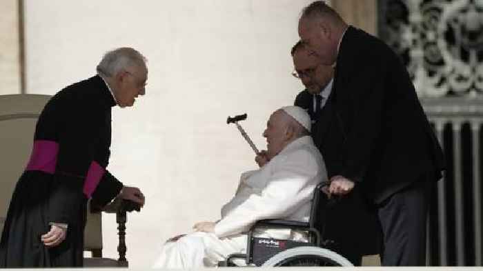 Vatican says Pope to be hospitalized for days for lung infection