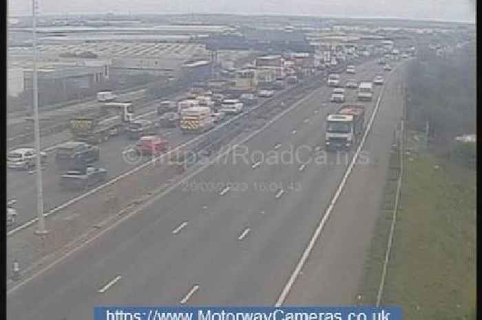 Live M25 Dartford Crossing traffic updates today as crash causes long delays over QE2 bridge into Lakeside