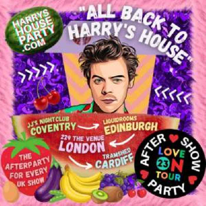  ALL BACK TO HARRY’S HOUSE - HARRY STYLES THE LOVE ON TOUR AFTERSHOW PARTY IS COMING TO A CITY NEAR YOU
