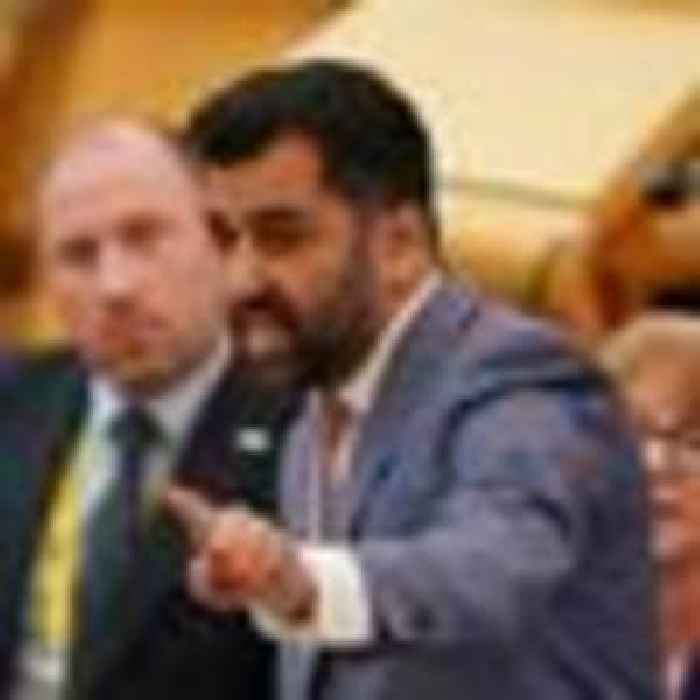 Protesters disrupt Humza Yousaf's debut First Minister's Questions