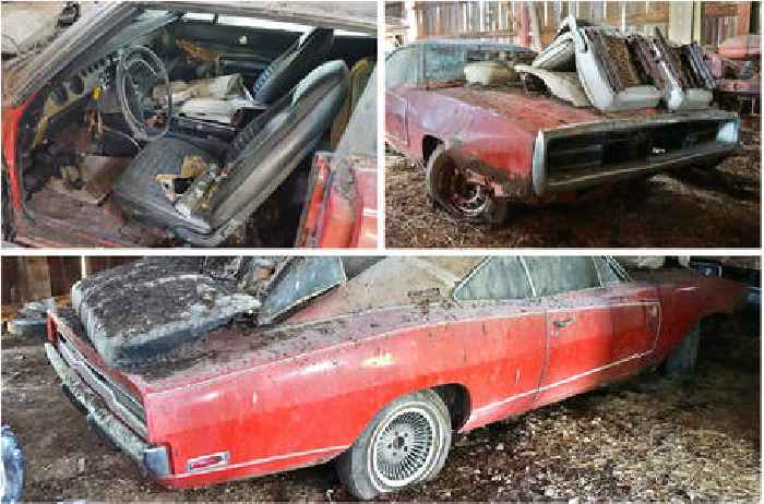 All-Original 1970 Dodge Charger R/T Sitting in a Barn Is a Sad Sight