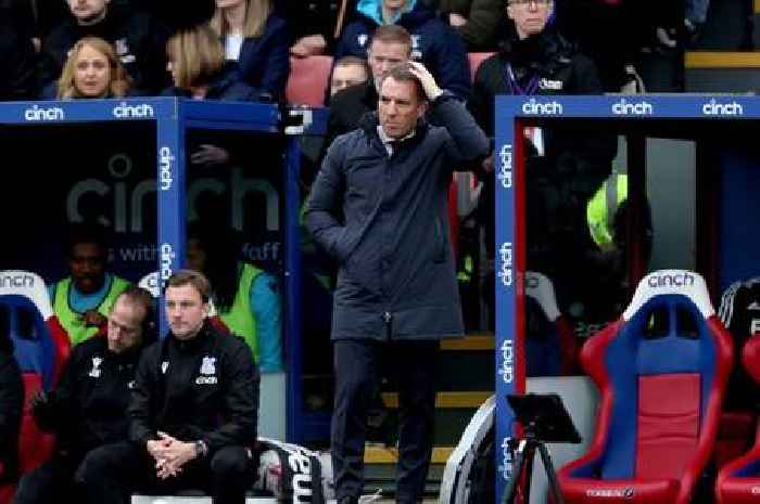 Leicester City tipped to make big Brendan Rodgers decision after Crystal Palace defeat