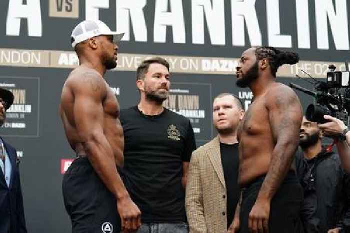 Anthony Joshua vs Jermaine Franklin: TV channel, live stream, undercard and ring walk time for heavyweight clash
