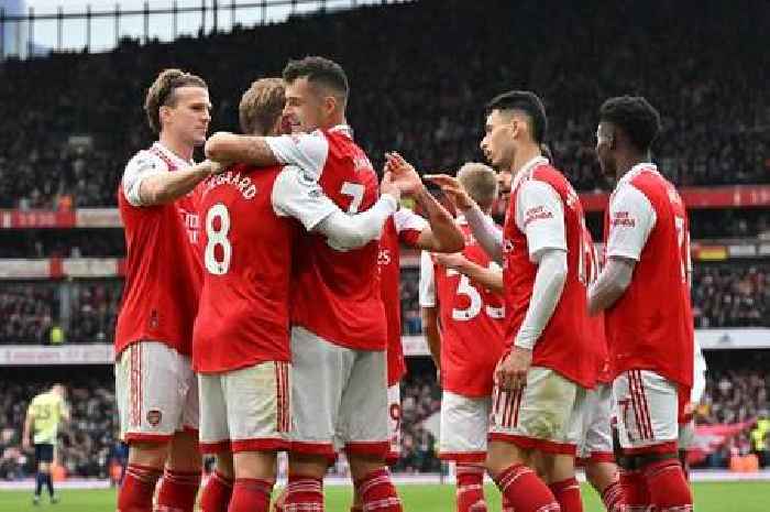 Arsenal's next five Premier League fixtures compared to Man City in title race
