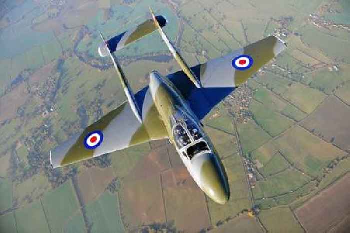Cold War jet Vampire to visit Gloucester's Jet Age Museum
