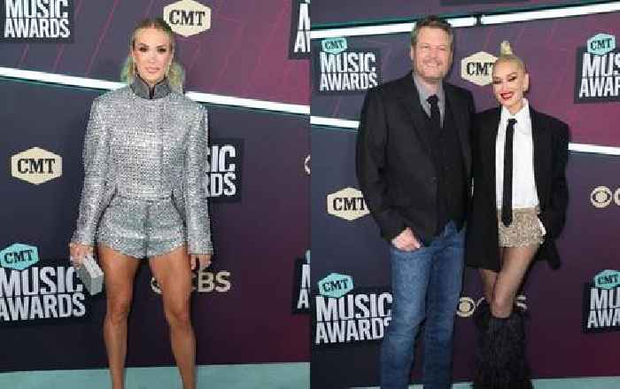2023 CMT Music Awards: Carrie Underwood, Blake Shelton, Gwen Stefani & More Dazzle On The Red Carpet — See Photos