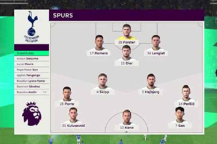 We simulated Everton vs Tottenham to get a Premier League score prediction