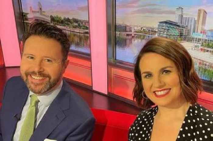 Pregnant Nina Warhurst looks glowing in behind-the-scenes BBC Breakfast snap