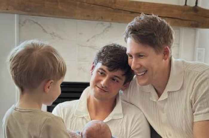 Tom Daley and Dustin Lance Black share adorable first snap of second baby