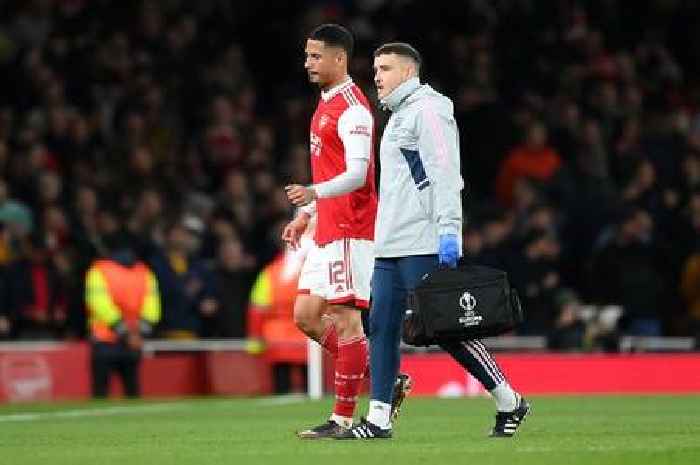 Latest Arsenal injury news as four miss Liverpool with William Saliba wait