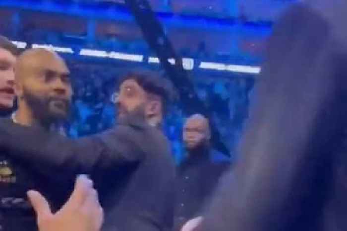 Jermaine Franklin's coach calls out Tony Bellew after ringside clash following AJ fight