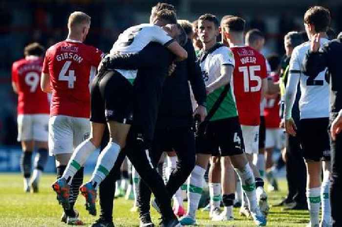 Steven Schumacher praises Plymouth Argyle players' character after vital Morecambe victory