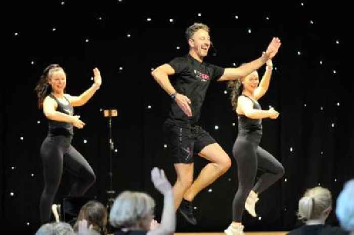 Dumfries FitSteppers have a ball with Strictly Come Dancing professional Ian Waite