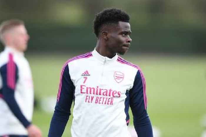 Saka pain, Saliba decision hint - Four things spotted in Arsenal training ahead of Liverpool