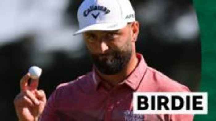 Rahm extends lead with birdie on eight