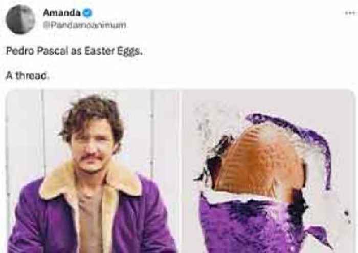 Happy Easter, Here's Pedro Pascal As Chocolate Eggs
