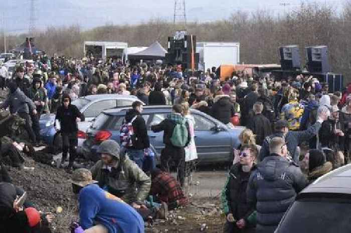Illegal rave attracts more than 1,000 revellers with 'semi-conscious bodies lying on road'