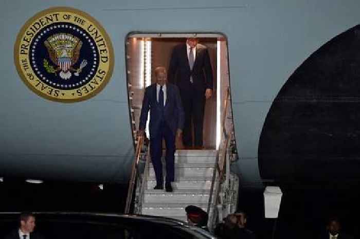 Joe Biden lands in Northern Ireland at start of historic four-day trip