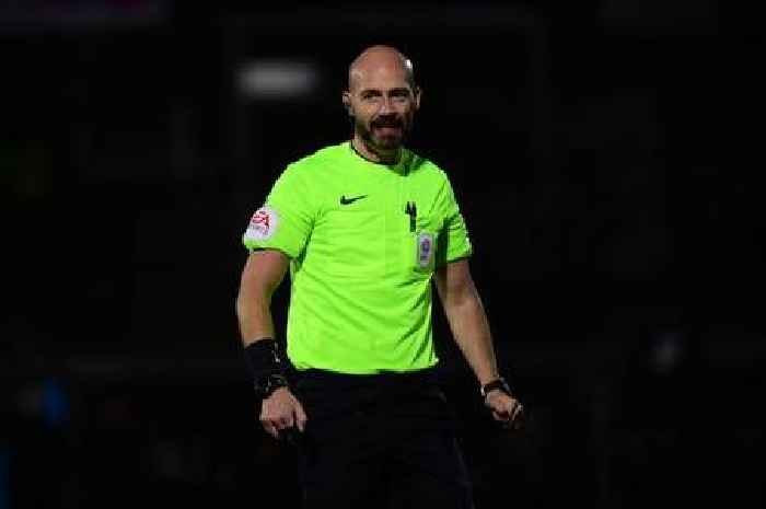 Referee for Plymouth Argyle Devon derby away to Exeter City is named