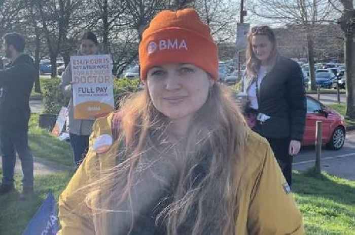 Lincolnshire junior doctors on £14 an hour join national four-day strike