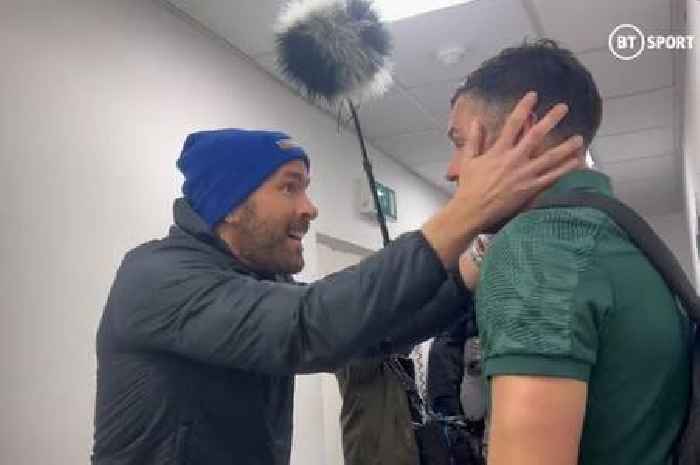 Wired Ryan Reynolds calls Ben Foster a 'son of a b****' in delirious Wrexham tunnel camera scenes